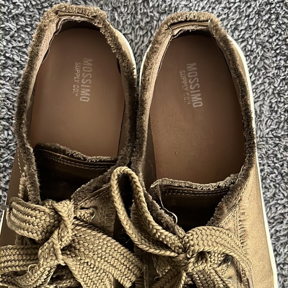 Mossimo Supply Co. Women's Zell Satin Lace up Sneaker Olive Green Size 10 - Picture 5 of 8